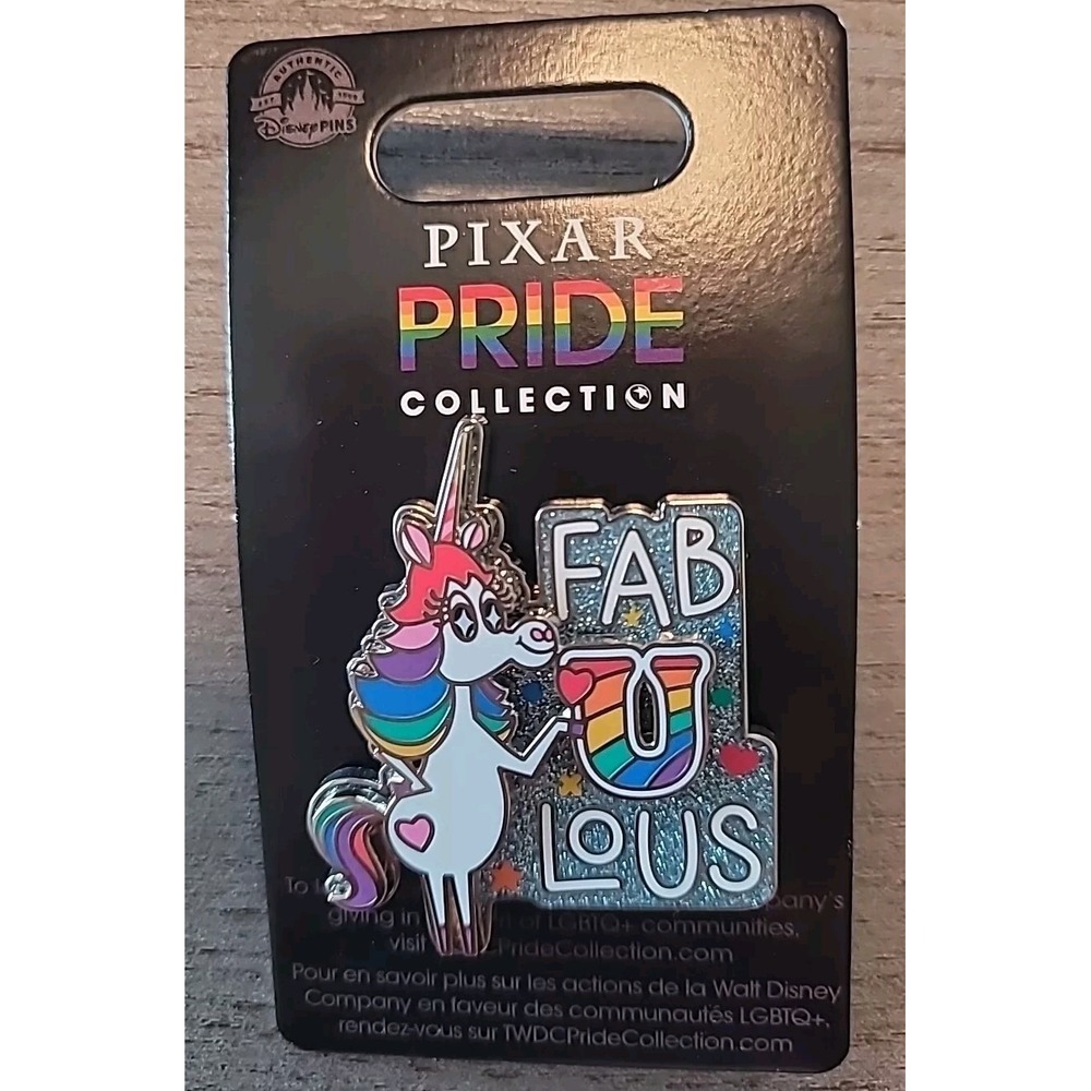 Disney Pin - Pixar Pride - Inside Out - Rainbow Fabulous - Unicorn